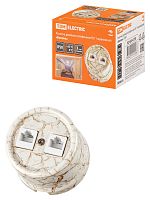 Розетка TDM двойная телефонная RJ11 мраморная «Болонь» (1/72) (SQ1820-0150)