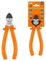 Бокорезы (кусачки), с пластиковыми рукоятками, углеродистая сталь, 180 мм, серия "Гранит" TDM (1/48) (SQ1009-0302)