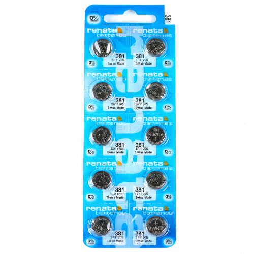 Элемент питания RENATA  R 381, SR 1120 SW   (10/100) (R381) фото 3