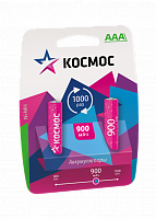Аккумулятор КОСМОС  R03 (900 mAh)  BL2   (2/24/288) (KOCR03NIMH(900MAH))