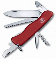 Нож перочинный Victorinox Forester, 111 мм., 12 функций, красный (карт. коробка) (0.8363)