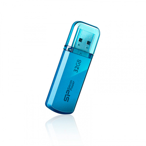 Флеш-накопитель USB 32GB Silicon Power Helios 101 голубой (SP032GBUF2101V1B) Флеш-накопитель USB 32GB Silicon Power Helios 101 голубой (SP032GBUF2101V1B)