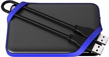 Внешний HDD  Siliсon Power  2 TB  A62 Armor, чёрный/синий, 2.5", USB 3.2 (SP020TBPHD62SS3B)