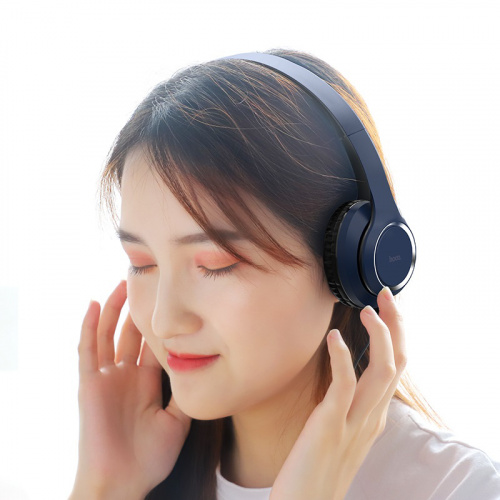 Наушники полноразмерные HOCO W28 Journey, bluetooth, цвет: чёрный (1/30) (6931474723048) фото 5