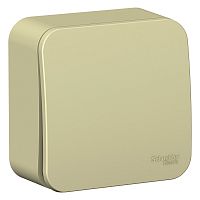 Выключатель 1-кл. О/У BLANCA 10А IP20 (сх. 1) 250В с изолир. пластиной беж. Systeme Electric BLNVA101017 (1/15/30)