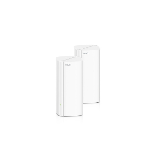 Mesh-система Wi-Fi 6  Tenda EX12 (2-pack)  AX3000, до 574 Мбит/с на 2,4 ГГц + до 2402 Мбит/с на 5 ГГц, внутренние антены, белый (1/10) (EX12(2-PACK))