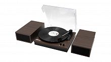 Виниловый проигрыватель RITMIX LP-340B Dark wood,  3 скорости; Функция автостоп; Bluetooth; 3.5mm AUX IN (1/1) (80001178)