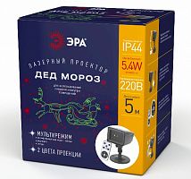 Проектор лазерный ЭРА Дед Мороз мультирежим 2 цвета лазерный 220V IP44 (1/12) (Б0041643)