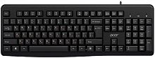 Клавиатура проводная Acer OKW500 черный USB Multimedia (ZL.KBDEE.01T) кабель 1.8м
