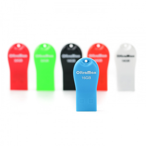 Флеш-накопитель USB  16GB  OltraMax  210  синий (OM-16GB-210-Blue) фото 2