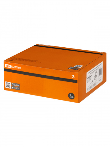 Клемма винтовая изолированная КВИ-3 для Al и Cu проводов (6,0мм2) синяя TDM (30/720) (SQ0510-0604) фото 2