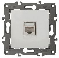Розетка ЭРА, серии ЭРА Elegance, скрытой установки, RJ45, IP20, белый