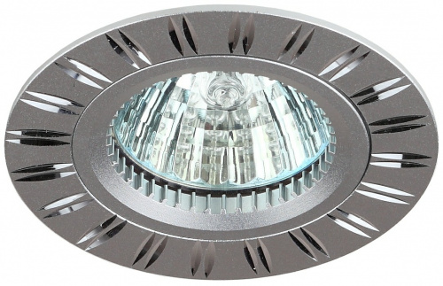 Светильник ЭРА KL33 AL/SL алюминиевый MR16 12V/220V 50W серебро/хром (50/2400) (C0043819) фото 4