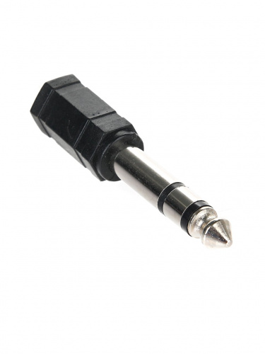 Переходник аудио (МОНО) 6.35мм M (штекер) --> 3.5мм F (гнездо) Telecom <TA1950> (1/1000) фото 2