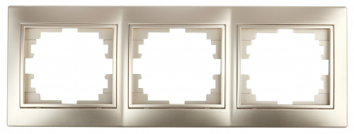 Рамка INTRO на 3 поста гор., скрытой установки, Plano, шампань (1/14/280/2800) (Б0030099) фото 10 Рамка INTRO на 3 поста гор., скрытой установки, Plano, шампань (1/14/280/2800) (Б0030099) фото 10