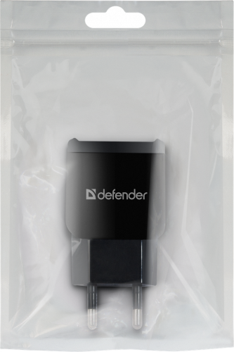 Блок питания сетевой 2 USB DEFENDER EPA-13, черный, 5V/2.1А, пакет (1/50/200) (83840) фото 10