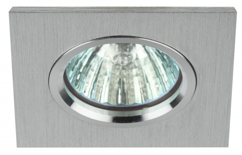 Светильник ЭРА KL57 SL литой алюминевый MR16 12V/220V 50W серебро (100/1400) (Б0017254) фото 3