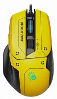 Мышь проводная A4Tech Bloody W70 Max Punk желтый/черный оптическая (10000dpi) USB (11but) (1/40) (W70 MAX PUNK)