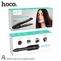 Щипцы для укладки волос HOCO DAR36 Jade, 45Вт, кабель 1.3м, цвет: чёрный (1/48) (6942007615969)
