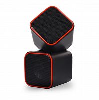 Акустическая 2.0 система Smartbuy Cute, чёрные/оранжевые, USB (1/60) (SBA-2590)