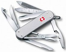 Нож перочинный Victorinox MiniChamp Alox, 58 мм., 14 функций, серебро (0.6381.26)