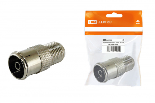 Переходник гнездо F-гнездо TV, инд. упаковка TDM (1/2500) (SQ1809-0009) Переходник гнездо F-гнездо TV, инд. упаковка TDM (1/2500) (SQ1809-0009)