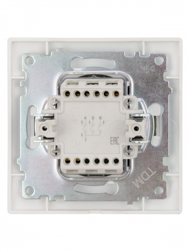 Выключатель 3-х кл. 10А перламутр "Лама" (10/120) TDM (SQ1815-0803) фото 4 Выключатель 3-х кл. 10А перламутр "Лама" (10/120) TDM (SQ1815-0803) фото 4