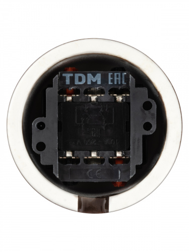 Выключатель фарфоровый поворотный перекрёстный с ручкой (бантик) 10А коричневый «Болонь» TDM (1/72) (SQ1820-0417) фото 3 Выключатель фарфоровый поворотный перекрёстный с ручкой (бантик) 10А коричневый «Болонь» TDM (1/72) (SQ1820-0417) фото 3