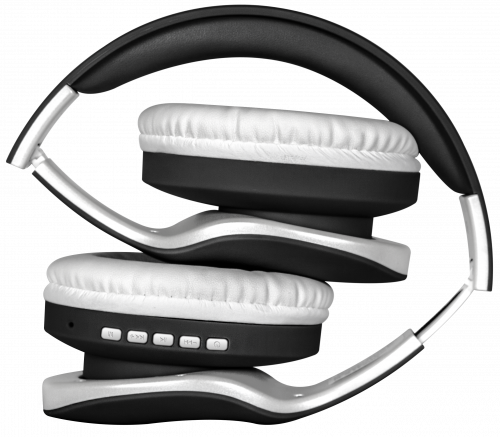 Наушники полноразмерные DEFENDER FreeMotion B525, Bluetooth,MP3.FM, черные/белые (1/40) (63525) фото 6