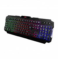 Клавиатура проводная игровая Smartbuy RUSH Warrior 308, USB, черная (1/20) (SBK-308G-K)