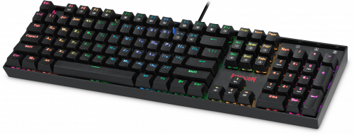 Клавиатура проводная игровая механическая REDRAGON Mitra, USB, RGB подсветка, Full Anti-Ghosting, черная (1/10) (75015) фото 7