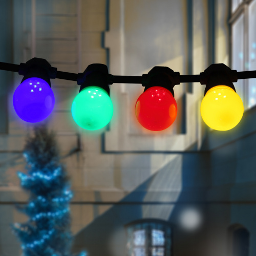 Гирлянда ЭРА Белт-лайт ERABL-MK10 уличная набор 10м 30 LED (шаг 30 см) мультицвет 220В кауч. изол IP65 (лампы несъемные) (1/4) (Б0047955) фото 6