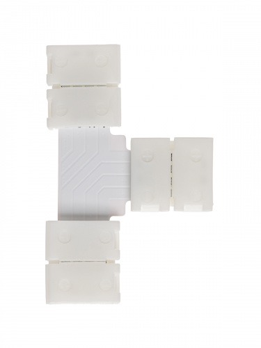 Коннектор для жесткого T-соединения двух светодиодных RGB лент шириной 10 мм, (уп. 2 шт), TDM (1/300) (SQ0331-0416) фото 3