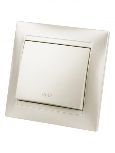 Перекрестный выключатель 1-кл. 10А перламутр "Лама" (10/120) TDM (SQ1815-0836) фото 6 Перекрестный выключатель 1-кл. 10А перламутр "Лама" (10/120) TDM (SQ1815-0836) фото 6