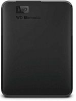 Внешний HDD  WD  5 TB  Elements Portable чёрный, 2.5", USB 3.0 (WDBU6Y0050BBK-WESN)