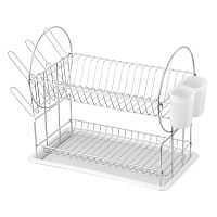 Сушилка для посуды двухуровневая настольная DR-1, размер:50*23*36см (1/12) (310851)