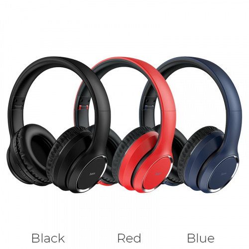 Наушники полноразмерные HOCO W28 Journey, bluetooth, цвет: чёрный (1/30) (6931474723048) фото 3