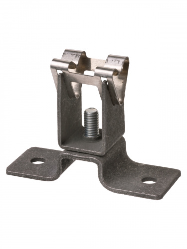 Держатель для гориз. и верт. поверхностей, стал. Фикс. для прута Ø8 мм, высота 45 мм, гор. цинк. TDM (1/100) (SQ2402-3221)