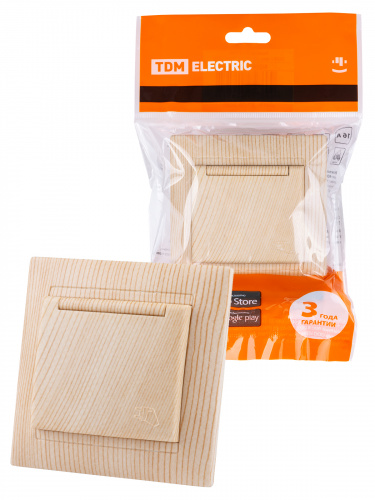 Розетка 2П+З 16А 250В IP44 с крышкой сосна , с/у, "Лама" (10/120) TDM (SQ1815-0326) Розетка 2П+З 16А 250В IP44 с крышкой сосна , с/у, "Лама" (10/120) TDM (SQ1815-0326)