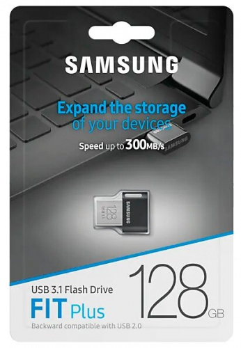 Флеш-накопитель USB 3.1  256GB  Samsung  Fit Plus (300 MB/s) (MUF-256AB/APC) фото 3