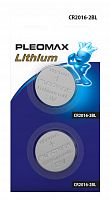 Элемент питания SAMSUNG PLEOMAX CR2016-2BL Lithium (60/240/43200) (Б0061069)
