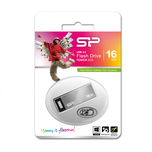 Флеш-накопитель USB  16GB  Silicon Power  Touch 835  темно серый (SP016GBUF2835V1T) фото 9
