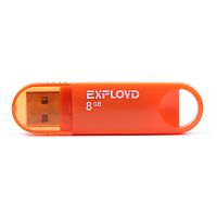 Флеш-накопитель USB  8GB  Exployd  570  оранжевый (EX-8GB-570-Orange)