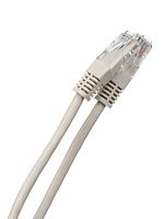 Патч-корд литой AOPEN UTP кат. 5е, серый, 10 м. (1/30) (ANP511_10M)