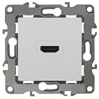 Розетка ЭРА, серии ЭРА 12, HDMI, IP20, белый (10/100/3200) 12 -3114-01