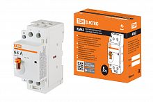 Контактор модульный с ручным управлением КМ63/2-63 2НО 230В АС TDM (1/60) (SQ0213-0104)