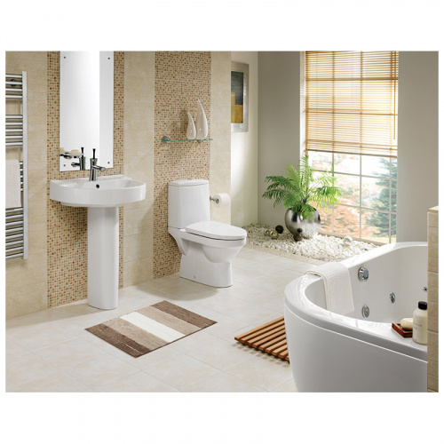 Коврик для ванной "Aqua", 40*60 см, цвет - коричневый (1/24) (102533) фото 4