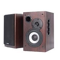 Акустика Microlab B72, 2.0, мощность 24 Вт RMS,Вход 2RCA х 2, Дополнительный вход 2RCA,  коричневый (1/4) (80003117)