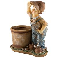 Кашпо "Мальчик с совочком" Н-45см (1/4) (169344)