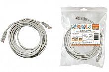 Патч-корд TDM народный U/UTP Cat 5e 4PR 24AWG PVC, литой 5 м, серый (1/5/100) (SQ0115-0006)